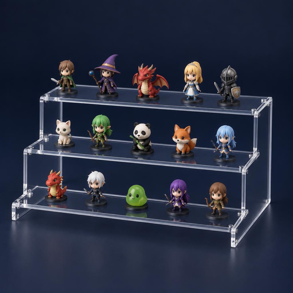 Three-Tier Acrylic Display Stand